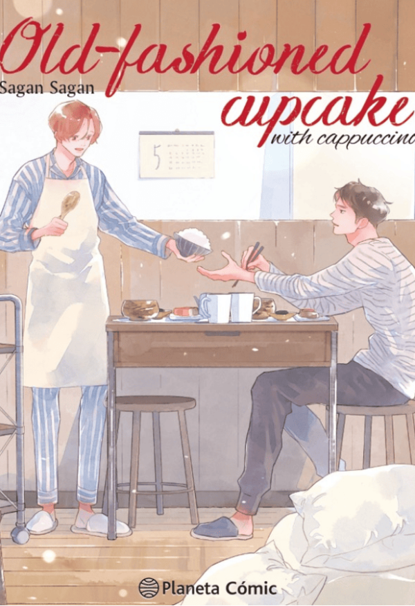 Old fashioned cupcake with cappuccino